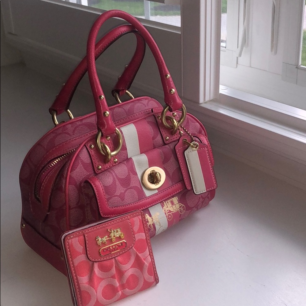Coach Handbag and matching wallet
